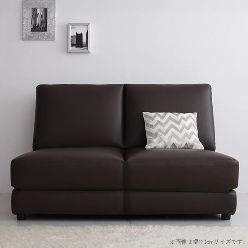 デザインソファベッド Cleobury クレバリー 幅140cm 座面カラー ブラウン