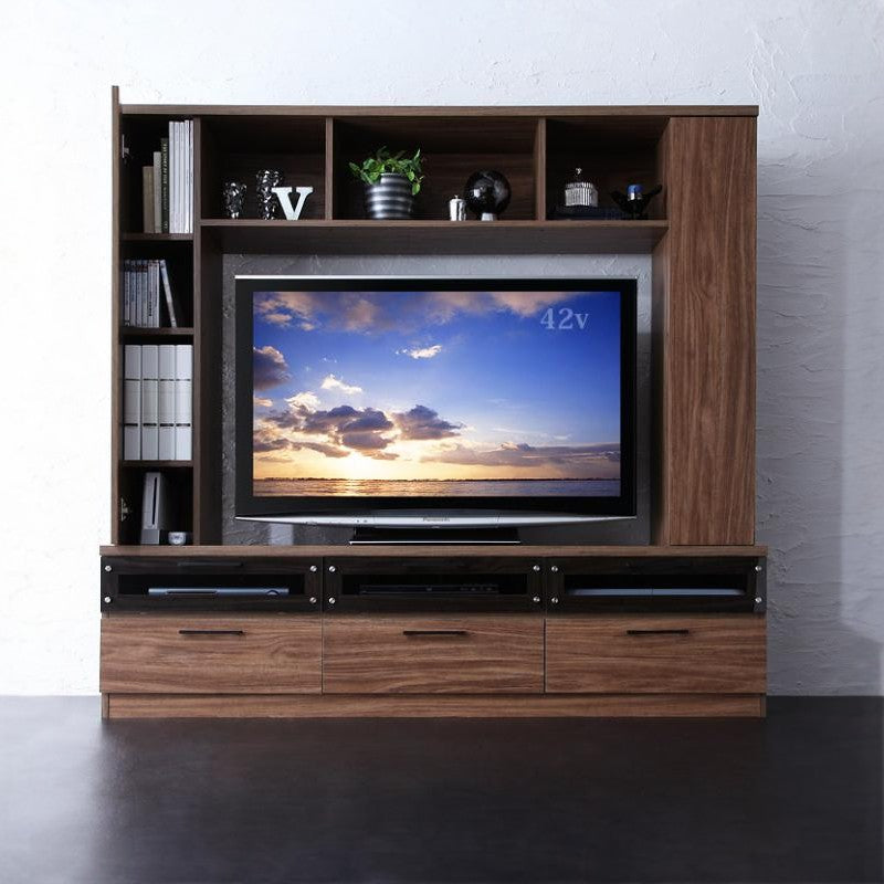 ハイタイプテレビボード LEGGENDA レジェンダ 本体カラー ウォルナットブラウン