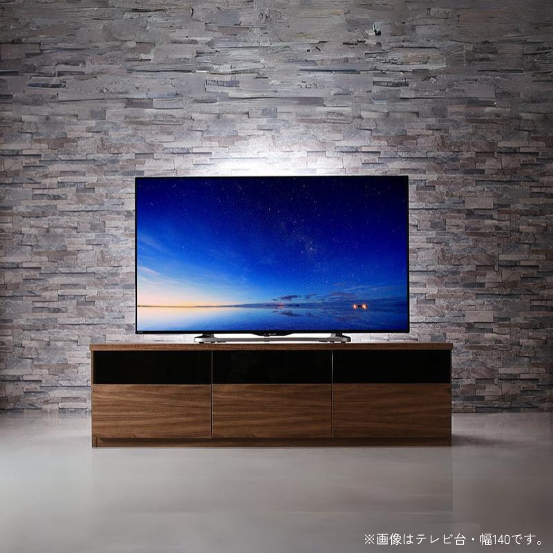 リビングボードが選べるテレビ台シリーズ TV-line テレビライン テレビ台 幅140 本体カラー ウォルナットブラウン