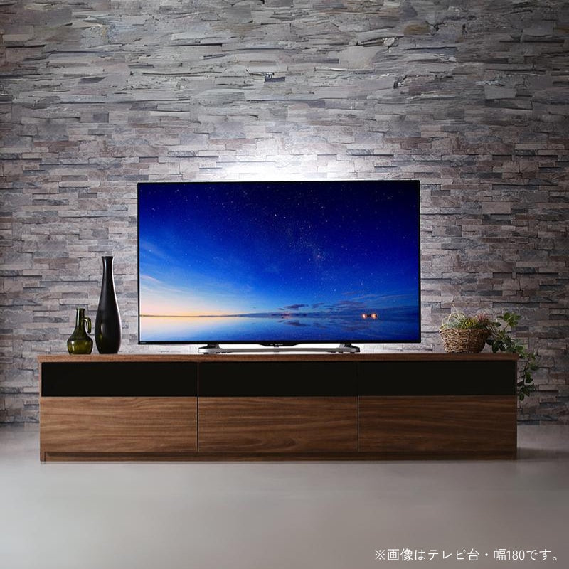 リビングボードが選べるテレビ台シリーズ TV-line テレビライン テレビ台 幅180 本体カラー ウォルナットブラウン
