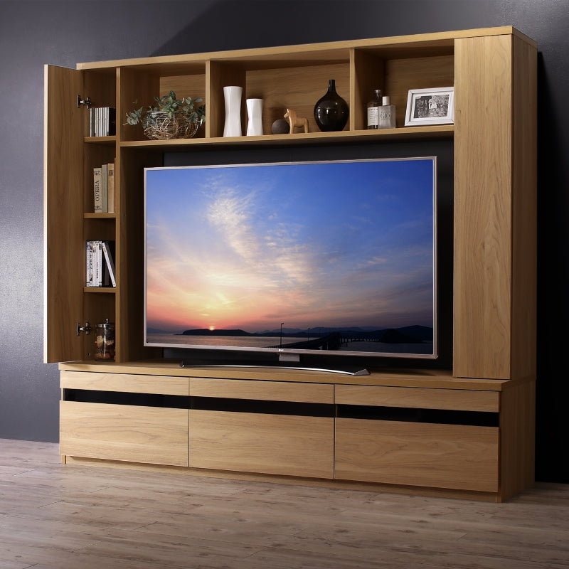 55型対応ハイタイプテレビボード TITLE タイトル 本体カラー オークナチュラル