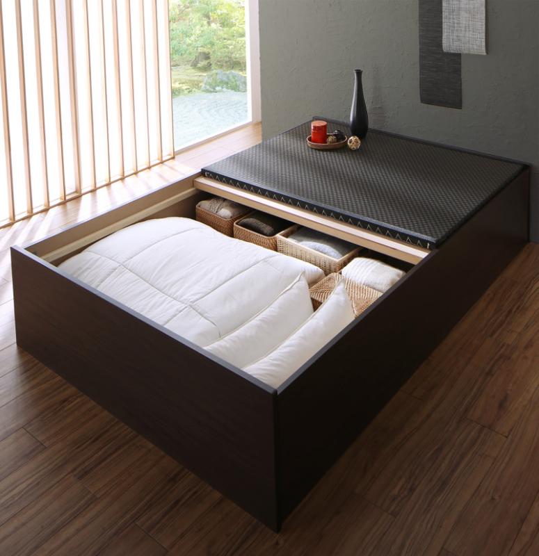 布団が収納できる・美草・小上がり畳ベッド 専用別売品(敷布団) セミダブル フレームカラー 寝具カラー/畳カラー モカブラウン/-