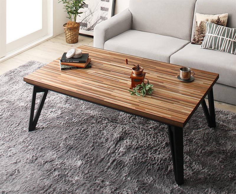 天然木北欧モダンデザインフラットヒーターこたつ Ares アーレス 4尺長方形(75×120cm) フレームカラー オークナチュラル