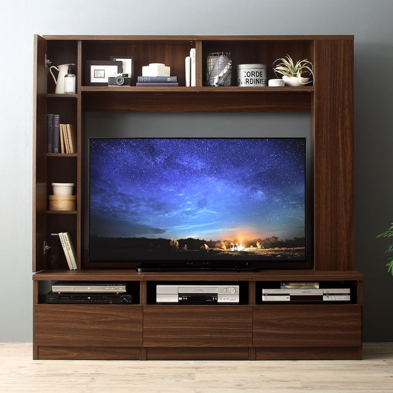 ハイタイプ50インチテレビボード Madiakka マディアッカ 本体カラー ウォールナットブラウン