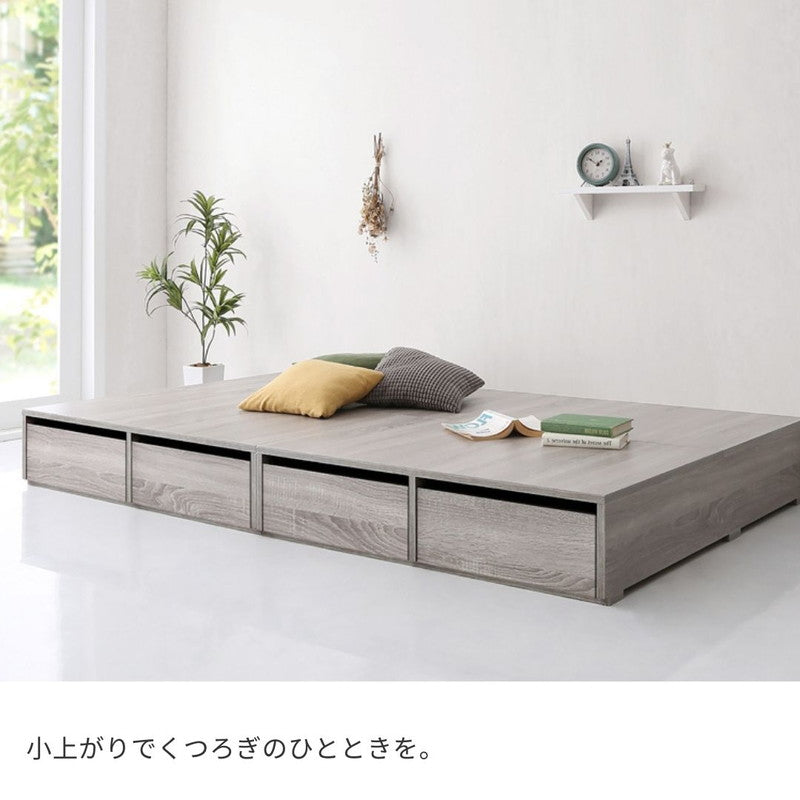 布団で寝られる大容量収納ベッド センペール2