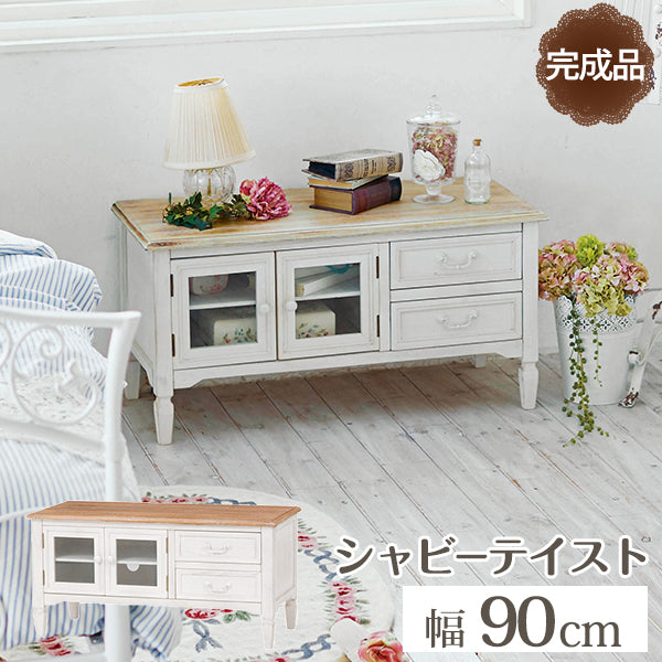 テレビ台-MTV-カントリー調 120×40×45cm 本体カラー ホワイト