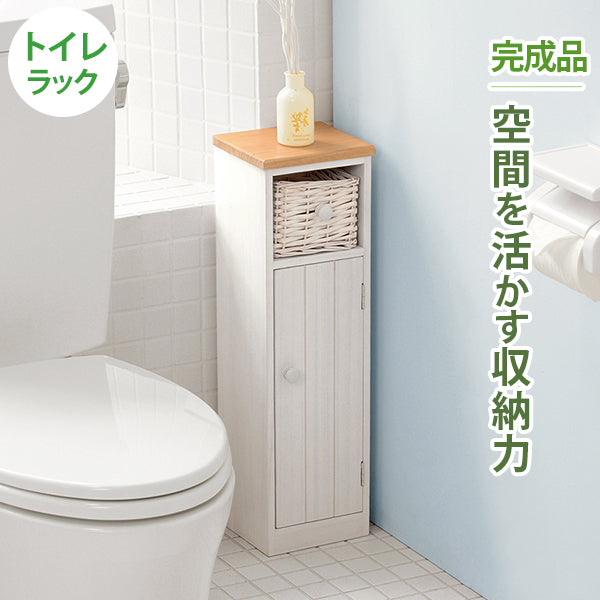 トイレラック-MTR643 34×16×62cm 本体カラー ホワイト