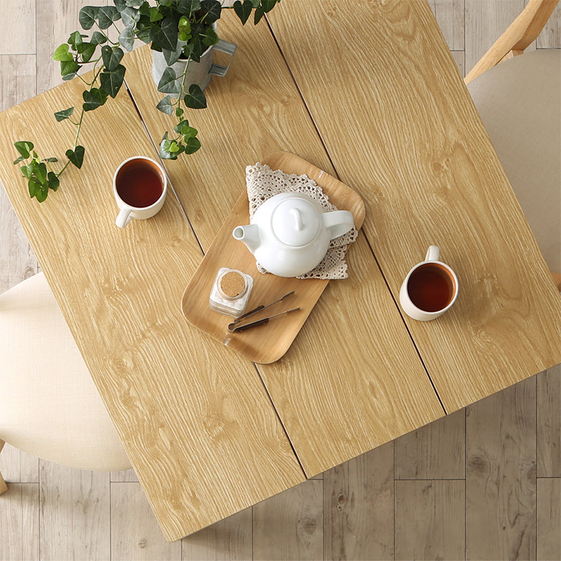 ソファダイニングテーブル&リビングダイニングテーブル(高さ2種類) 【KASANE】天然木調ダイニングテーブル ノルディックオーク