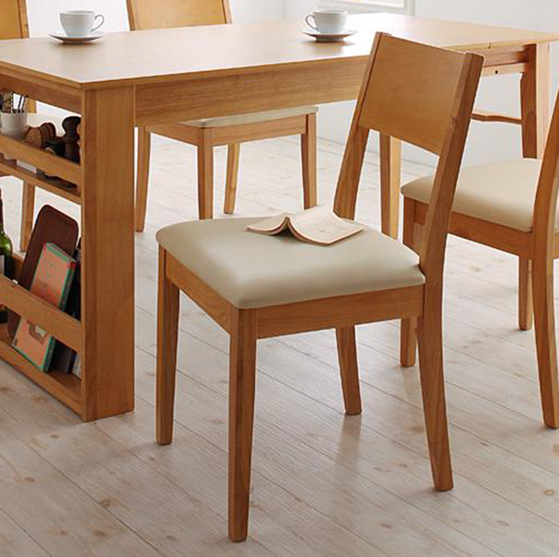 ダイニングチェア 同色2脚セット レザーの座面でお手入れらくらく ダイニングチェア ドリー