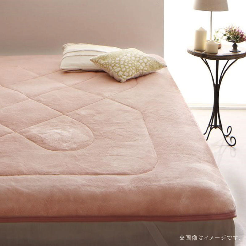 贅沢仕立てのとろけるカバーリング gran グラン 和式用フィットシーツ ダブル 寝具カラー ローズピンク