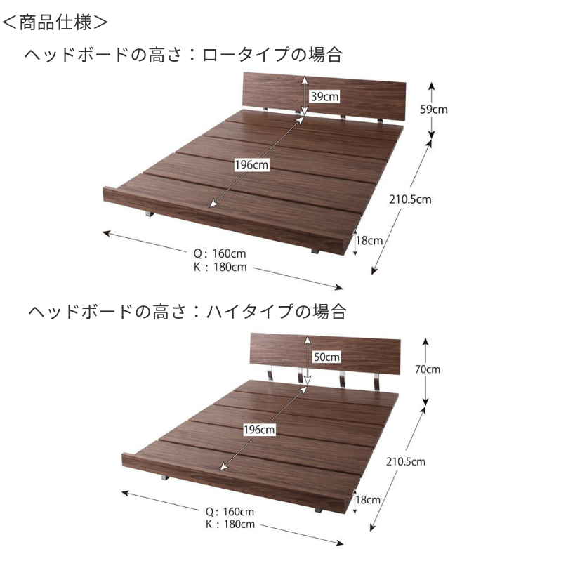 モダンデザインローベッド Masterpiece マスターピース