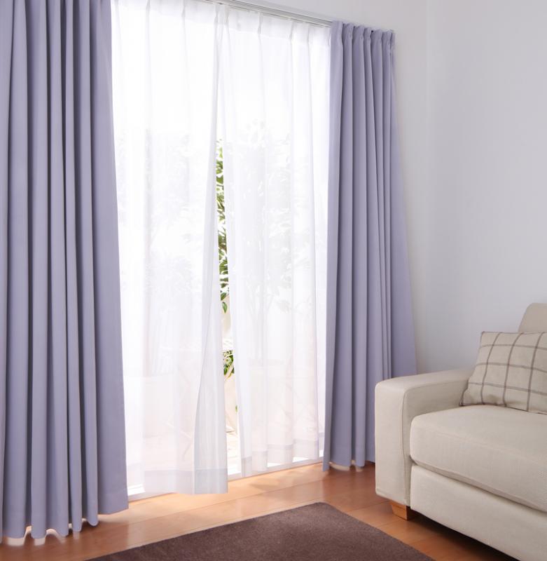 6色×54サイズから選べる防炎ミラーレースカーテン Mira ミラ 1枚 幅200×203cm ファブリックカラー ピンク