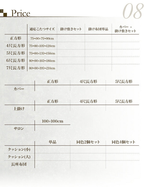 ブロックチェック柄こたつ布団 Modelate モデラート