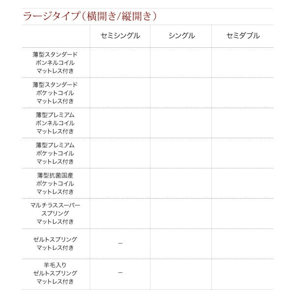 国産跳ね上げ収納ベッド Renati-WH レナーチ ホワイト