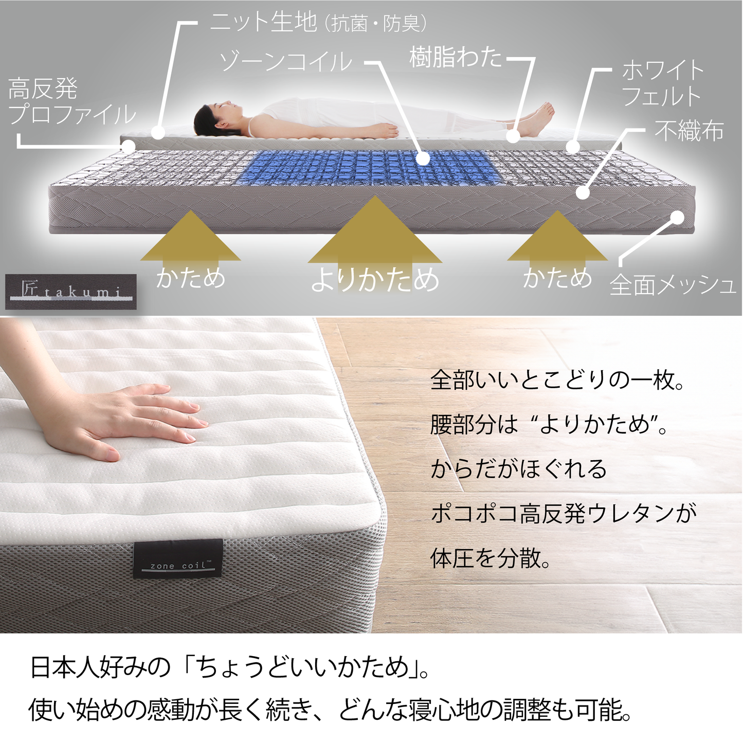 選べる引出収納付きシンプルデザインローベッド Menoce メノーチェ