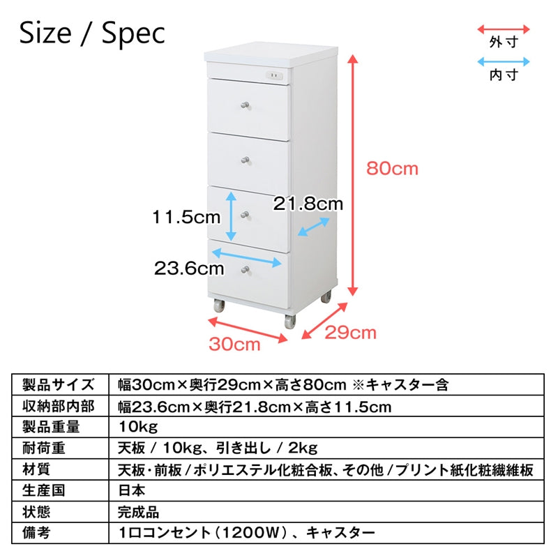 すき間ワゴン