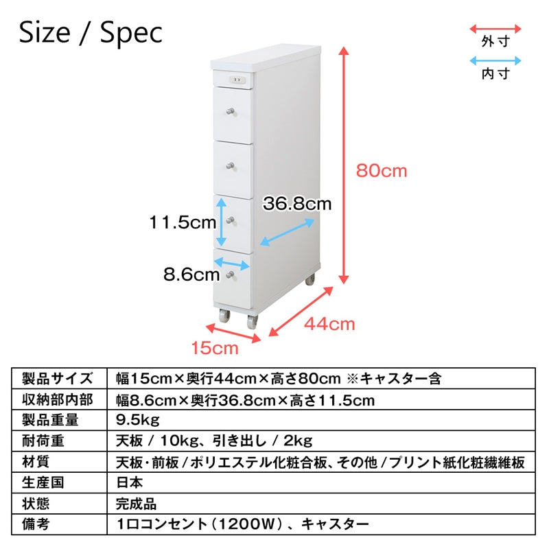 すき間ワゴン