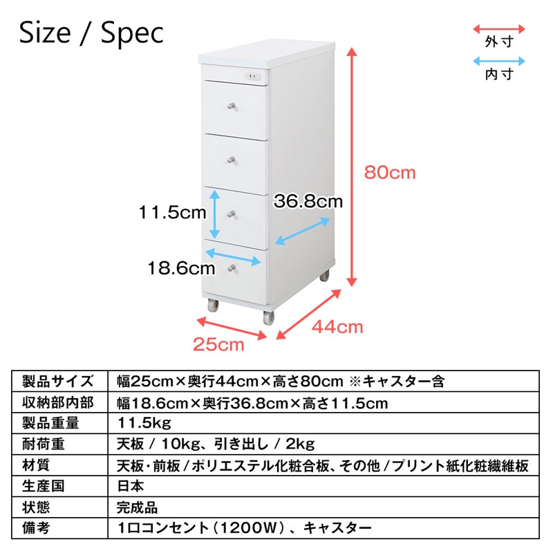 すき間ワゴン