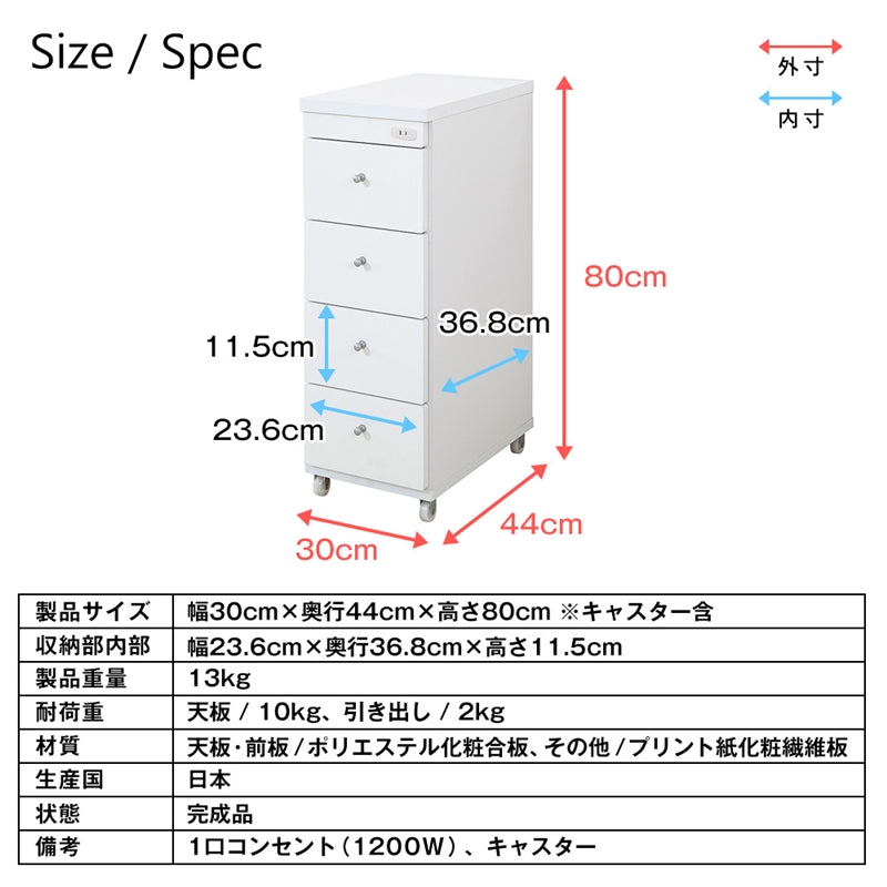 すき間ワゴン