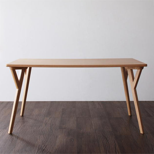 天然木 ダイニング テーブル 北欧モダン デザインテーブル イラリナ