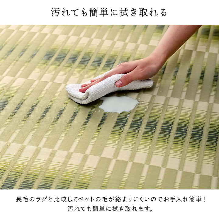 洗える ござ 日本製 国産 カーペット 丈夫 除菌スプレー対応