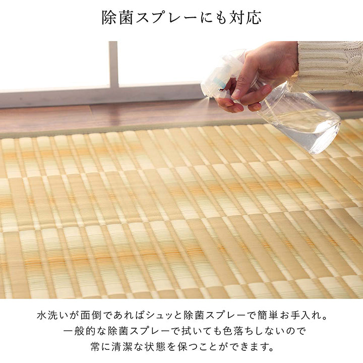 洗える ござ 日本製 国産 カーペット 丈夫 除菌スプレー対応