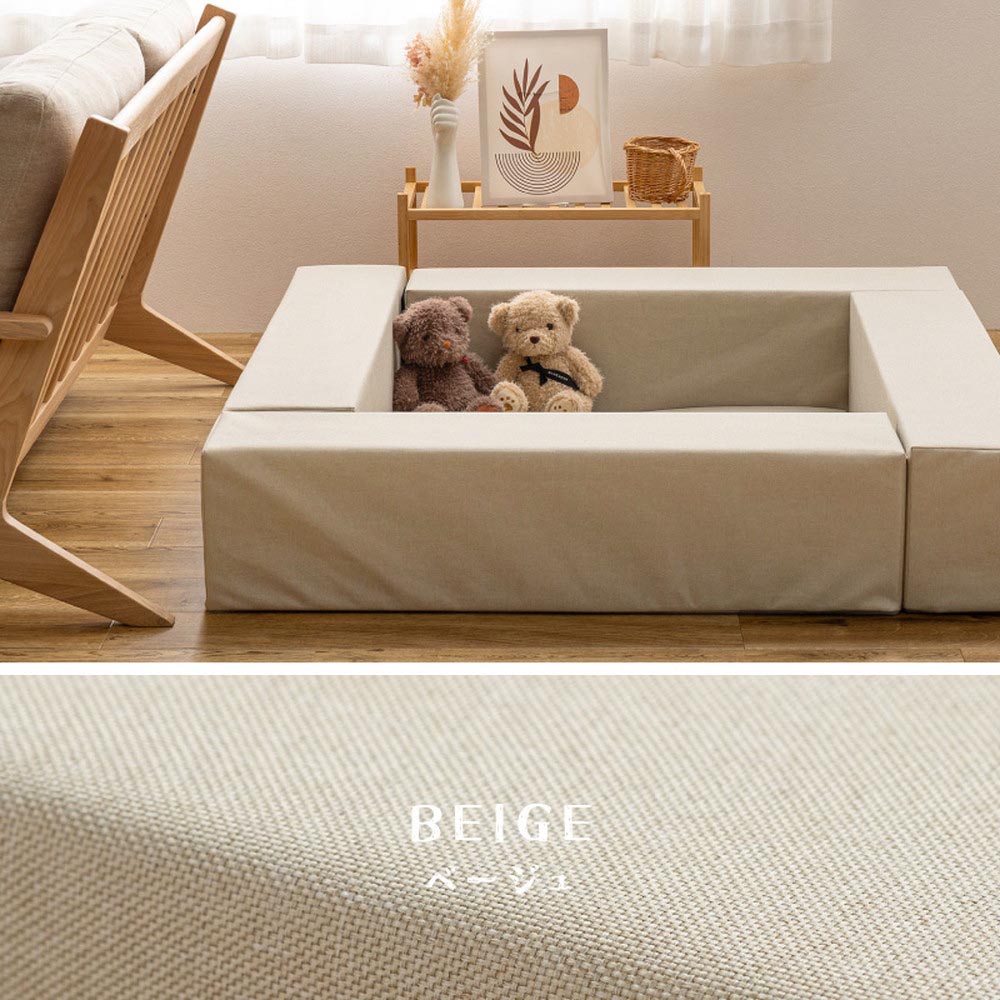 【5点セット】キッズコーナー　チョコキッズ　ブロック4個＋マット1枚
