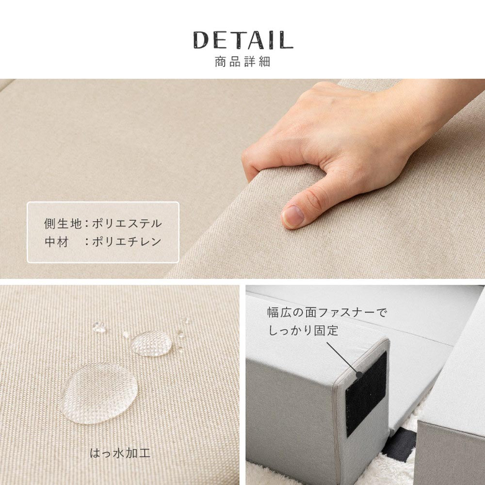 【5点セット】キッズコーナー　チョコキッズ　ブロック4個＋マット1枚