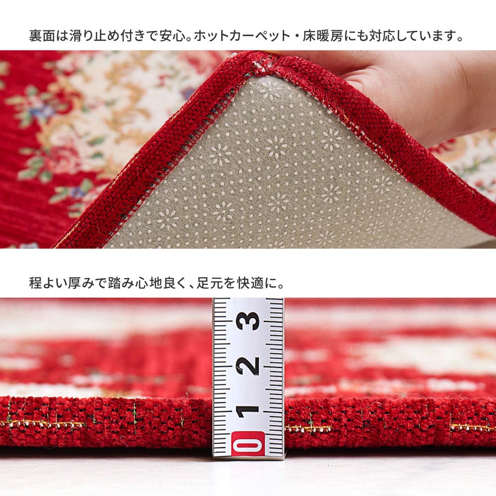 ゴブラン織り玄関マット　ザイン