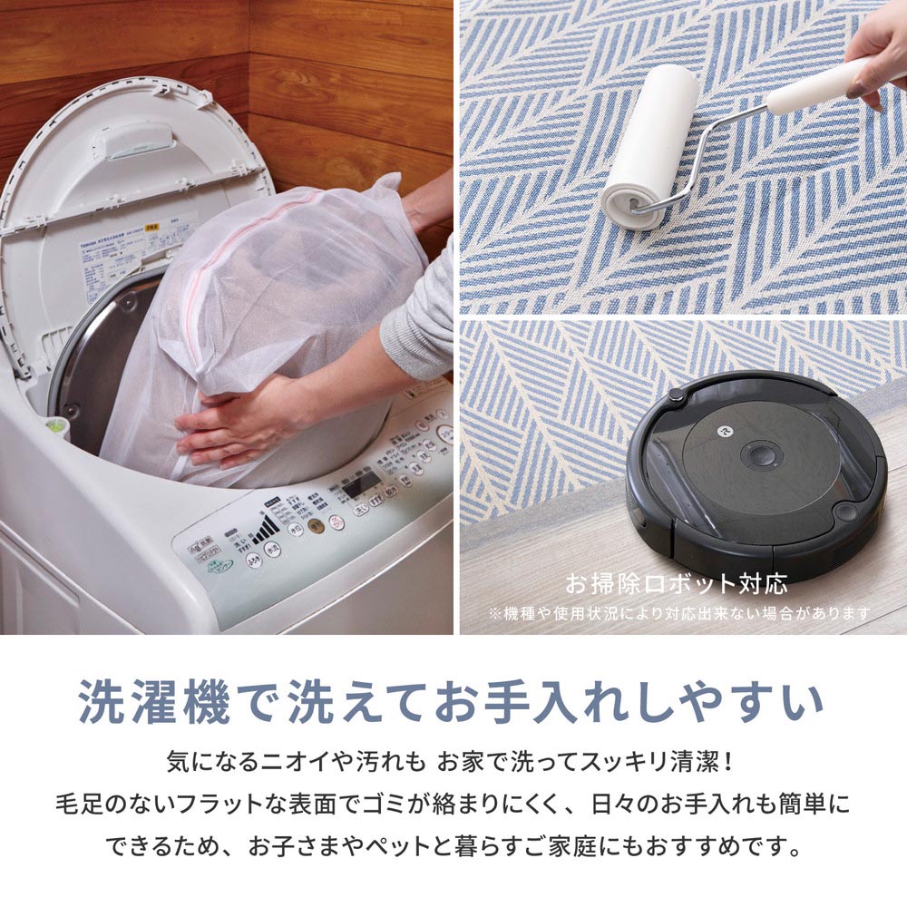 インド綿マット　クラック