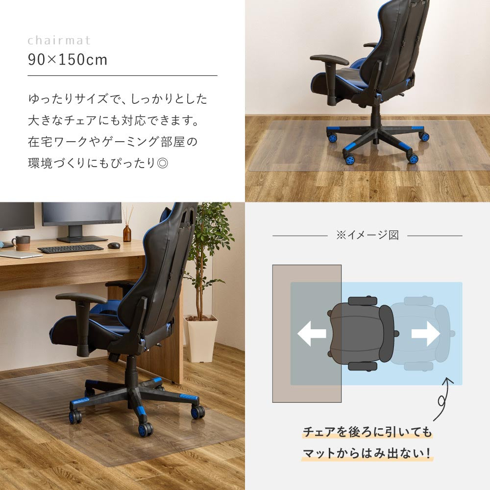 クリアダイニングラグ/マット