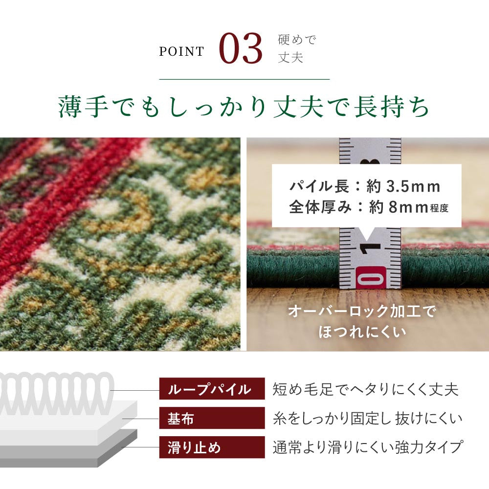 廊下敷きプリントマット　ナタリア