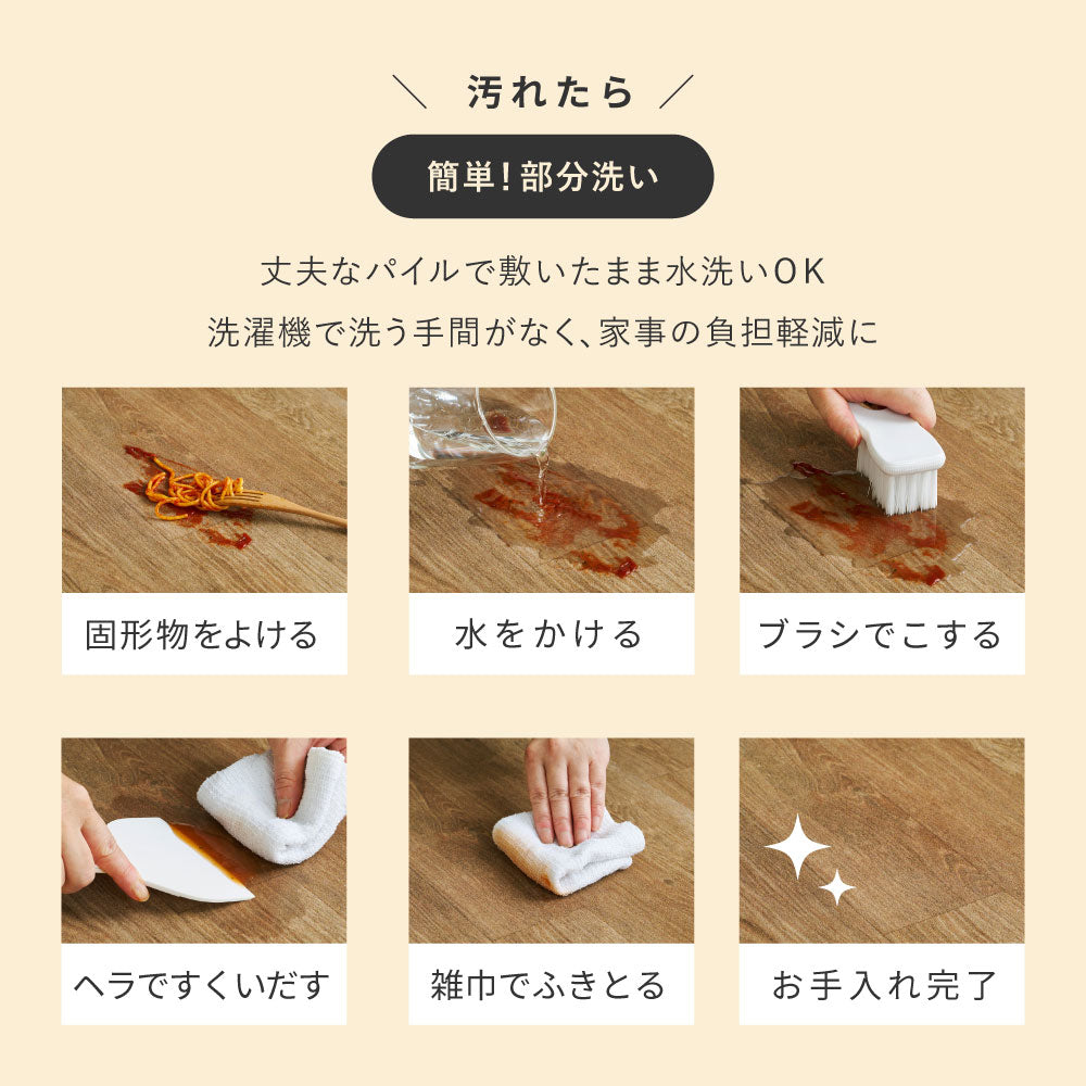 超高密度パイルのフローリング調ラグ　フロテックス